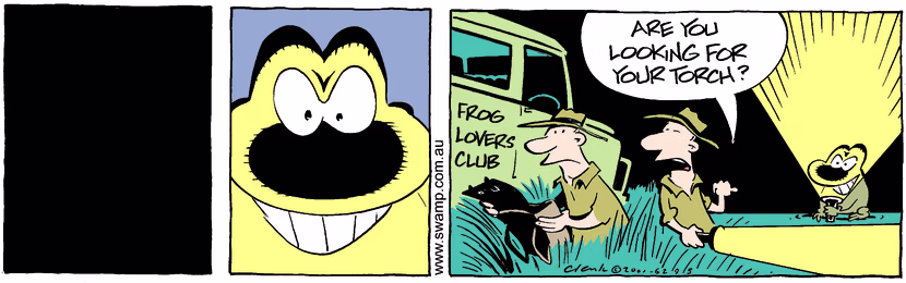 Swamp Cartoon - ScaryNovember 20, 2001