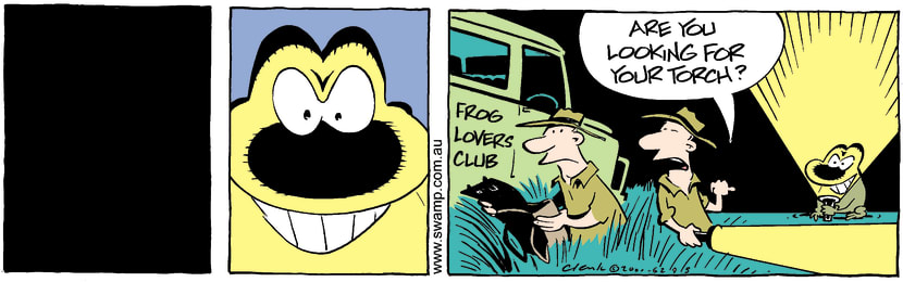 Swamp Cartoon - ScaryNovember 20, 2001