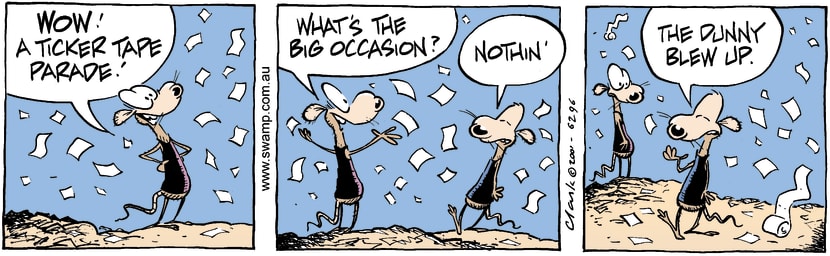 Swamp Cartoon - ParadeNovember 21, 2001