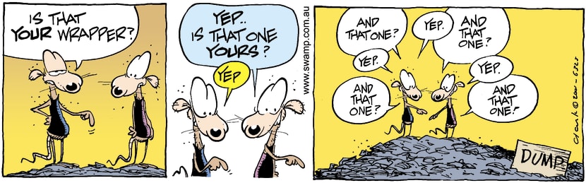 Swamp Cartoon - WrappersJanuary 1, 2001