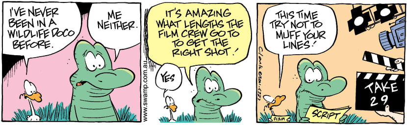 Swamp Cartoon - Wildlife DocumentaryJanuary 8, 2002
