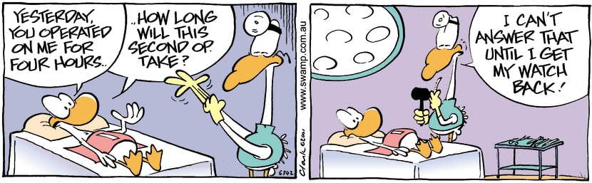 Swamp Cartoon - OperationJanuary 14, 2002