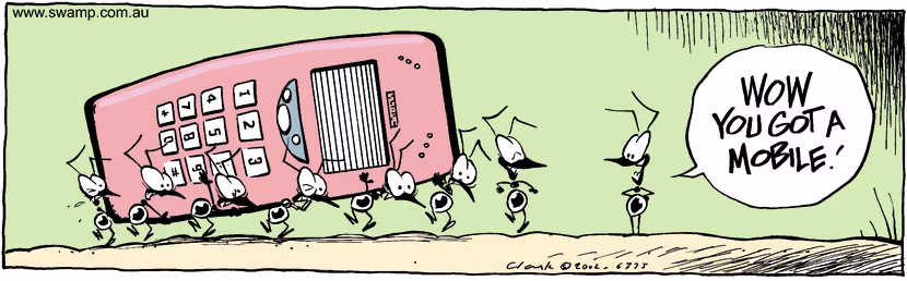 Swamp Cartoon - No Picnic LunchFebruary 21, 2002