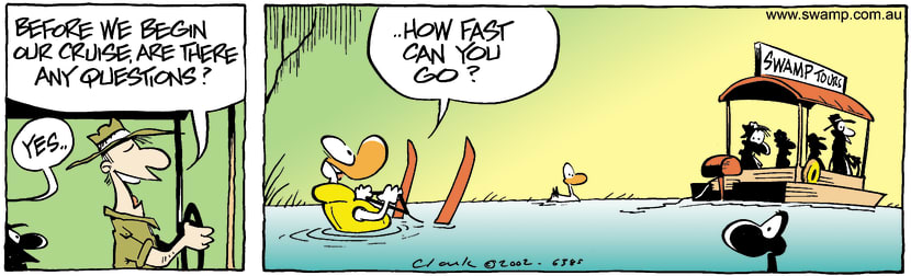 Swamp Cartoon - Tour CruiseMarch 5, 2002