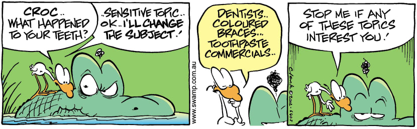 Swamp Cartoon - Subject ChangeMarch 28, 2002