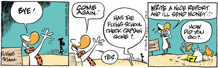 Swamp Cartoon - Check Captain 5April 5, 2002