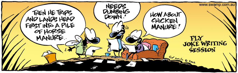 Swamp Cartoon - Joke SessionApril 20, 2002