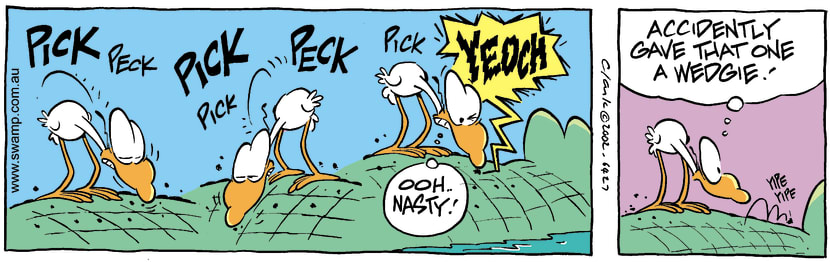 Swamp Cartoon - Nasty PickApril 23, 2002