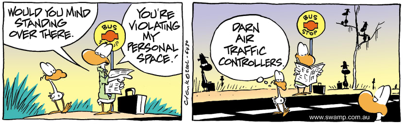 Swamp Cartoon - Personal SpaceApril 26, 2002