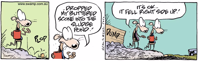 Swamp Cartoon - Sludge SconeMay 1, 2002