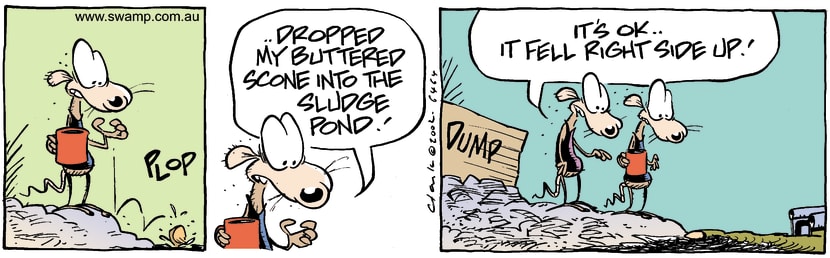 Swamp Cartoon - Sludge SconeMay 1, 2002