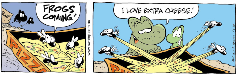 Swamp Cartoon - PizzaMay 7, 2002