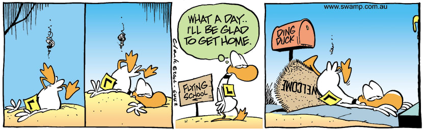 Swamp Cartoon - Welcome HomeMay 10, 2002