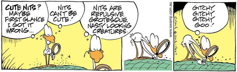 Swamp Cartoon - Ugly NitsMay 16, 2002