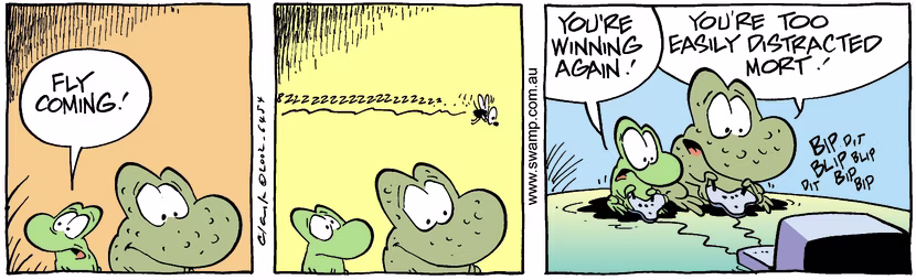 Swamp Cartoon - Fly GameMay 24, 2002