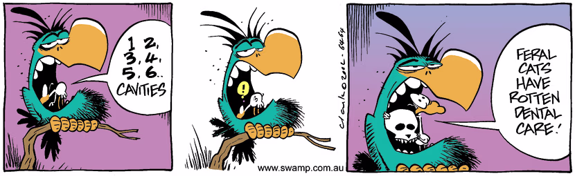 Swamp Cartoon - Dental WorkJune 5, 2002