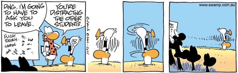 Swamp Cartoon - DistractionJune 19, 2002