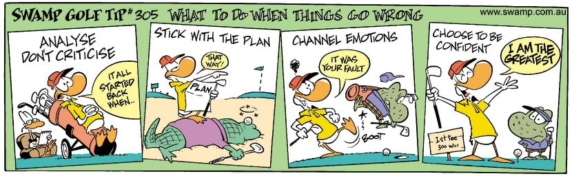 Swamp Cartoon - Golf Week 4June 26, 2002