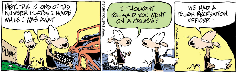 Swamp Cartoon - Number PlateJuly 6, 2002