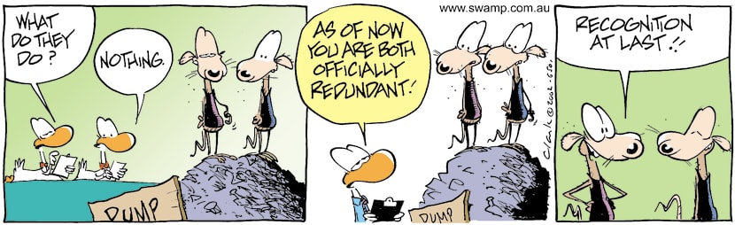 Swamp Cartoon - SlakersJuly 18, 2002