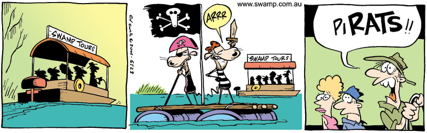 Swamp Cartoon - ArghAugust 13, 2002