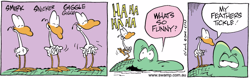 Swamp Cartoon - LaughAugust 20, 2002