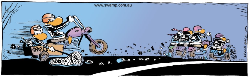 Swamp Cartoon - Spare PartsAugust 23, 2002