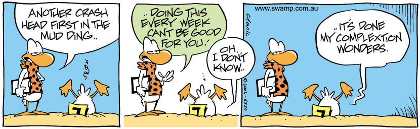 Swamp Cartoon - MudSeptember 13, 2002