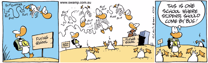 Swamp Cartoon - StudentsOctober 5, 2002