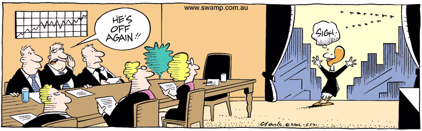 Swamp Cartoon - SighOctober 8, 2002