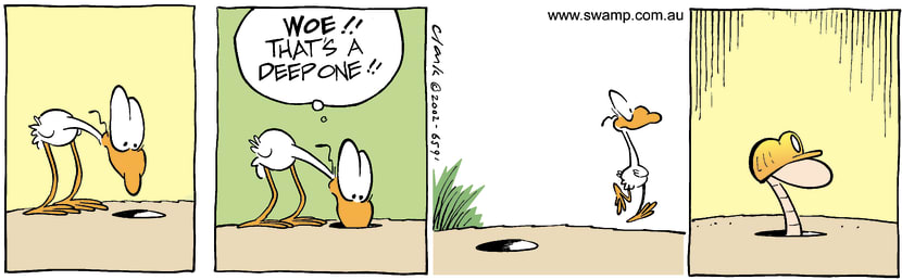 Swamp Cartoon - HoleOctober 31, 2002