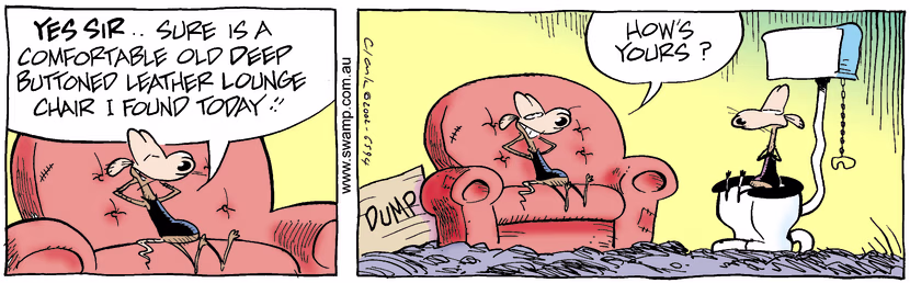 Swamp Cartoon - ChairsNovember 4, 2002