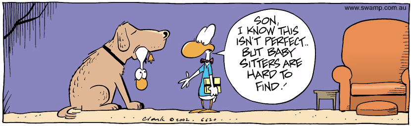 Swamp Cartoon - SitterDecember 4, 2002