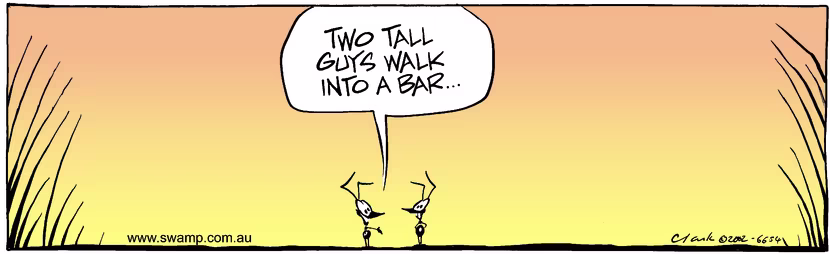 Swamp Cartoon - JokeJanuary 13, 2003
