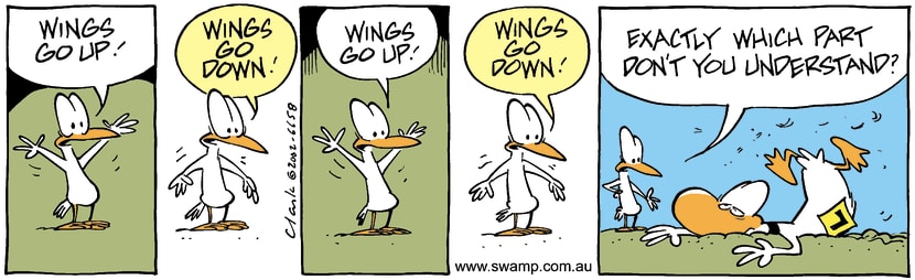 Swamp Cartoon - Up & DownJanuary 17, 2003