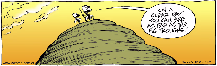 Swamp Cartoon - High ViewJanuary 30, 2003