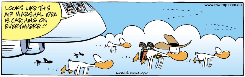 Swamp Cartoon - MarshallFebruary 17, 2003