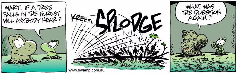 Swamp Cartoon - ForestFebruary 18, 2003