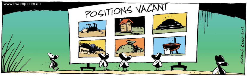 Swamp Cartoon - Positions VacantMarch 8, 2003