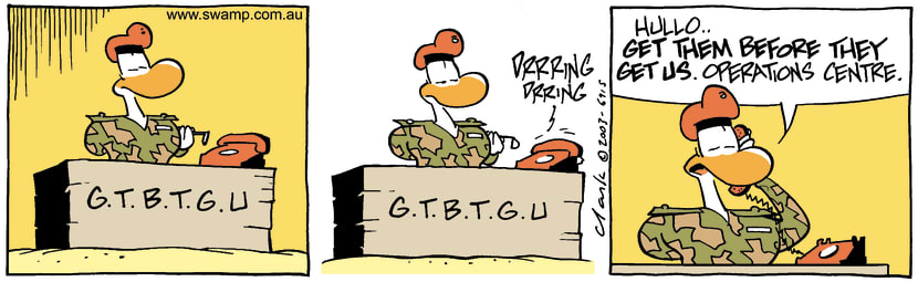 Swamp Cartoon - GTBTGUMarch 24, 2003