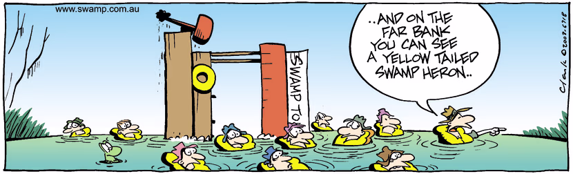 Swamp Cartoon - Wet TourMarch 27, 2003