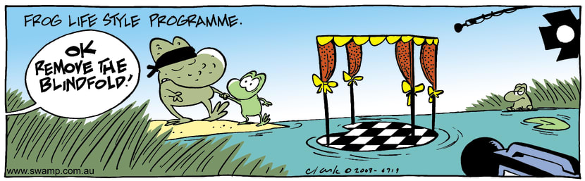 Swamp Cartoon - Frog StyleMarch 28, 2003