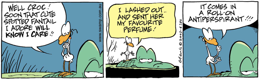 Swamp Cartoon - PerfumeApril 12, 2003