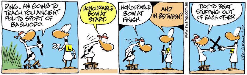 Swamp Cartoon - BashiodoApril 21, 2003