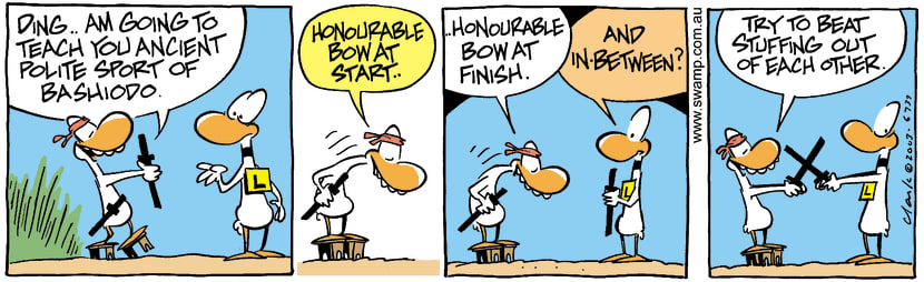 Swamp Cartoon - BashiodoApril 21, 2003