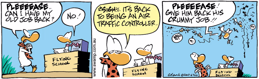 Swamp Cartoon - BegApril 26, 2003