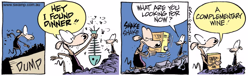 Swamp Cartoon - DinnerMay 1, 2003