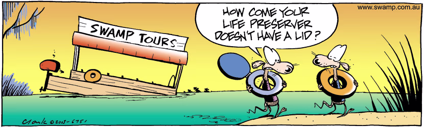 Swamp Cartoon - RescueMay 5, 2003