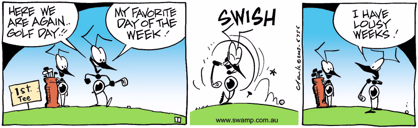 Swamp Cartoon - Favourite DayMay 10, 2003