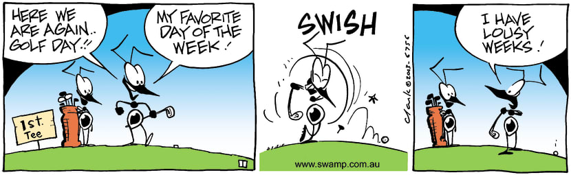 Swamp Cartoon - Favourite DayMay 10, 2003